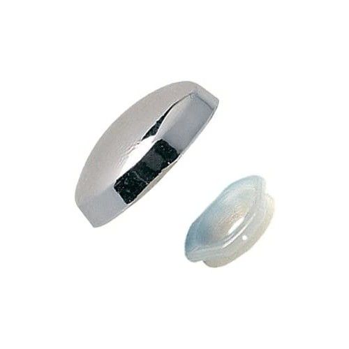 Image of Fastpak Value Pack Screw Cover Dome Cap PVC Chrome 4pk