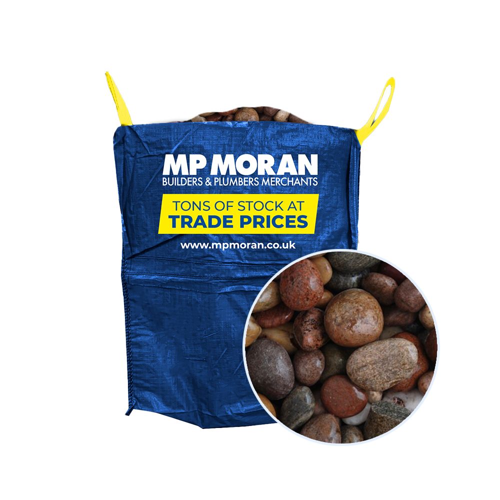 Product image for Bulk Bag Scottish Pebbles 14-20mm Approximately 0.5 Cubic Metre