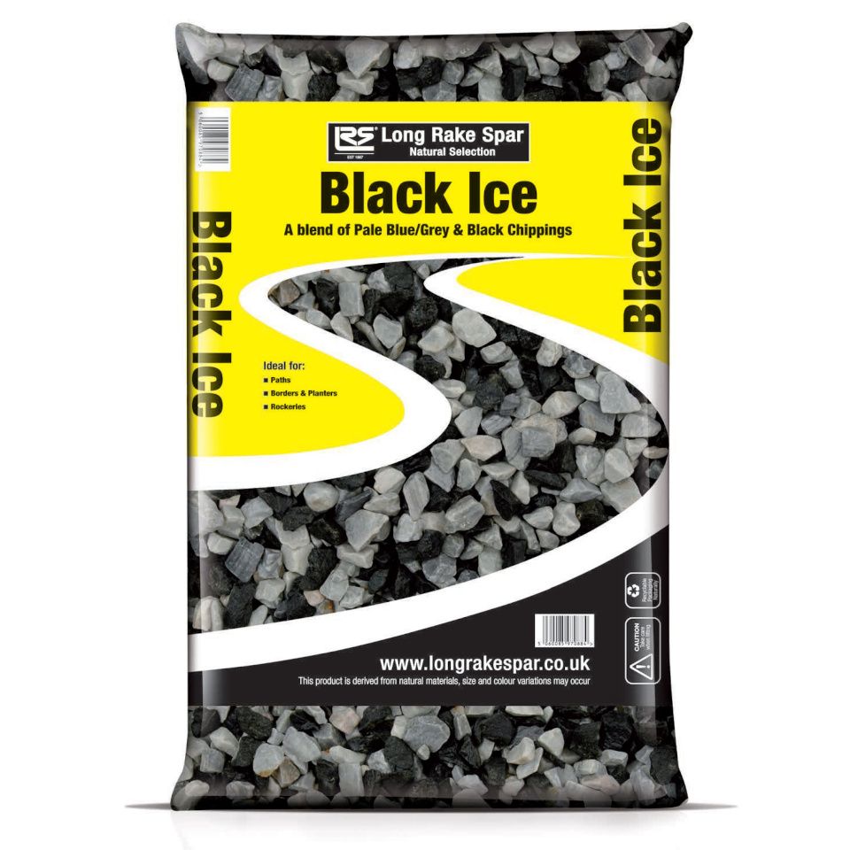 Product image for Black Ice Bag 20mm 20kg