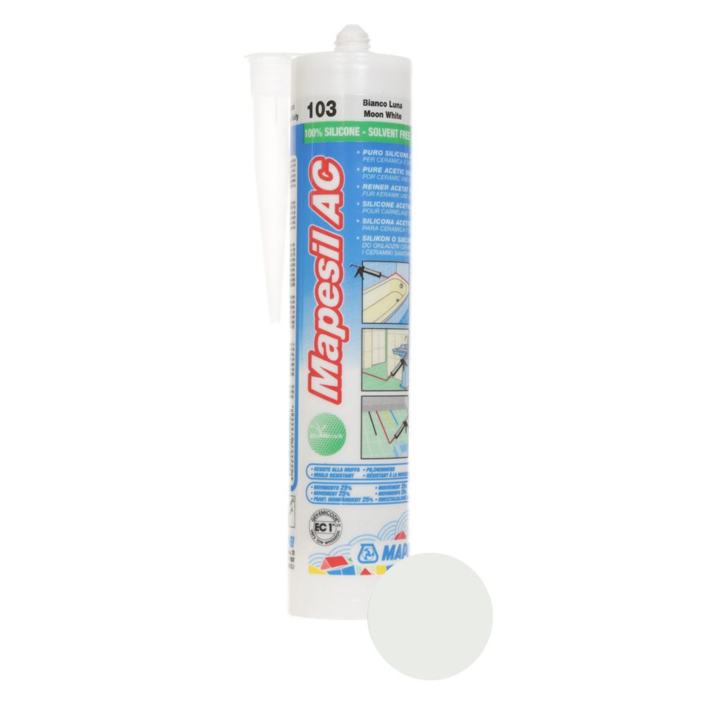 Product image for Mapesil AC Sealant 103 Moon White 310ml