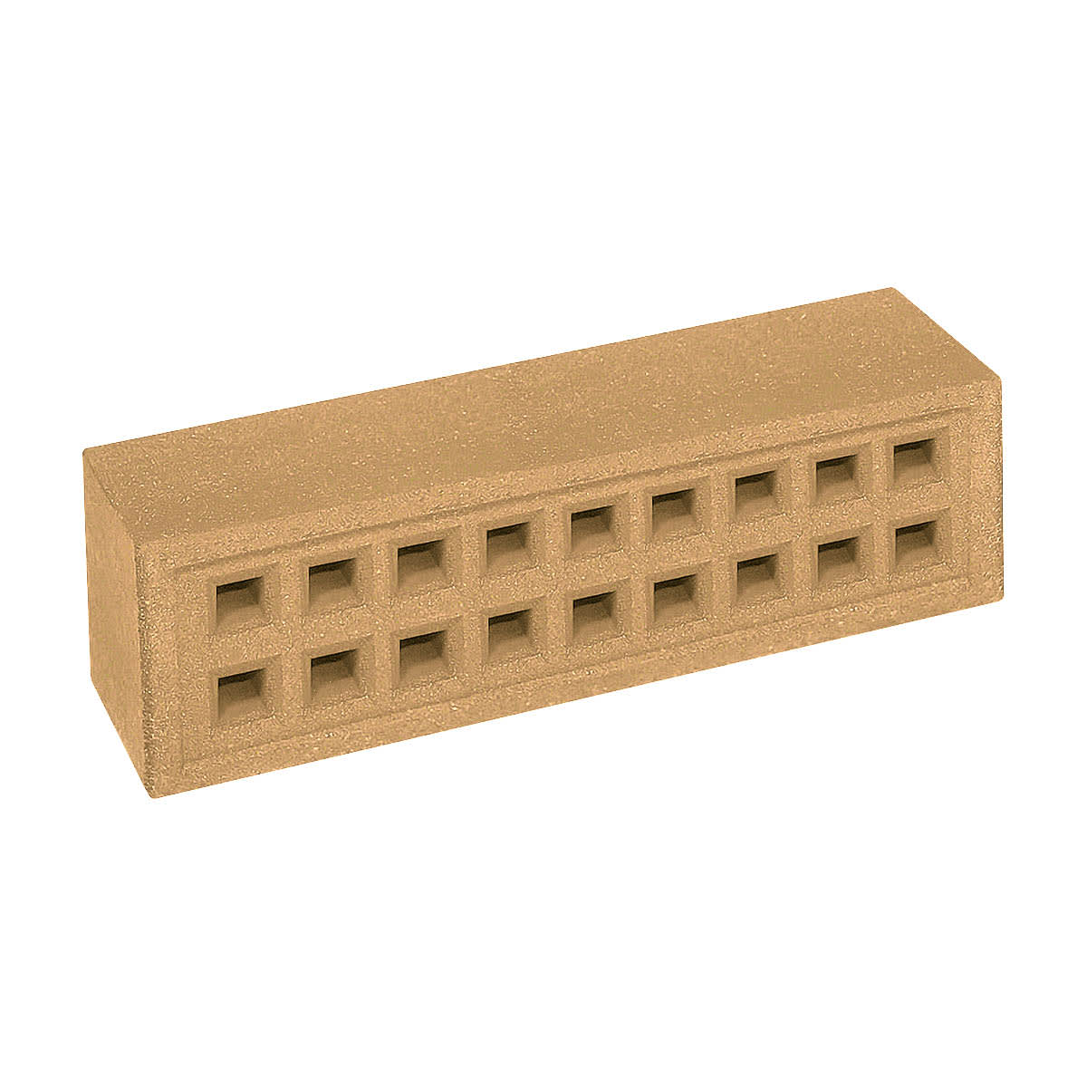 Product image for Redbank Clay Airbrick Square Hole Buff 215 x 65mm