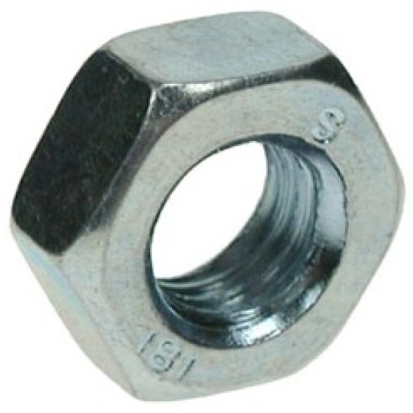 Product image for Hex Full Nut Steel BZP M10