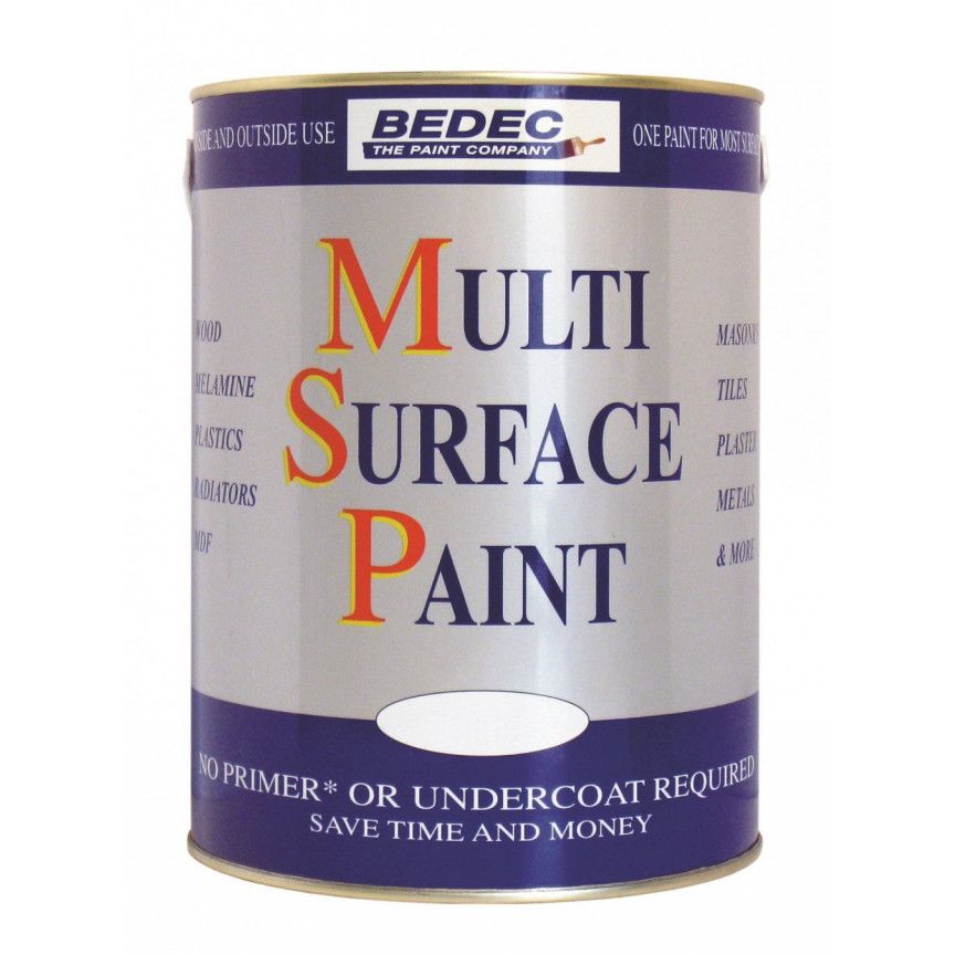 Image of Bedec Multi Surface Paint Soft Matt Anthracite 750ml