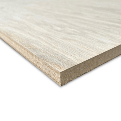 Product image for Finsa Oak Veneered MDF Sheet Crown Cut - 19mm x 2440mm x 1220mm