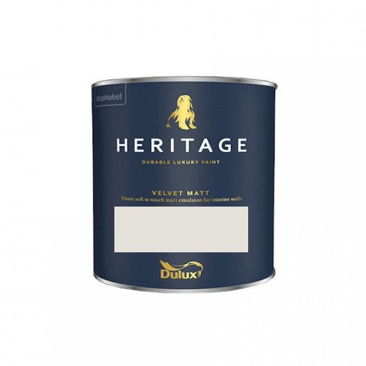 Product image for Dulux Trade Heritage Velvet Matt Tester Pot Ash White 125ml