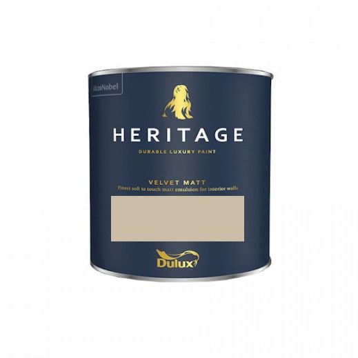 Image of Dulux Trade Heritage Velvet Matt Tester Pot Ancient Sandstone 125ml