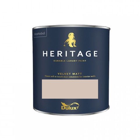 Image of Dulux Trade Heritage Velvet Matt Tester Pot Biscuit Beige 125ml