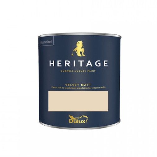 Product image for Dulux Trade Heritage Velvet Matt Tester Pot Bathstone Beige 125ml