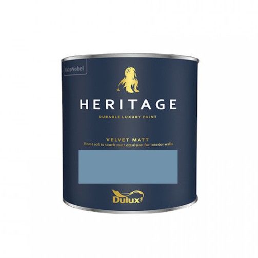 Image of Dulux Trade Heritage Velvet Matt Tester Pot Boathouse Blue 125ml