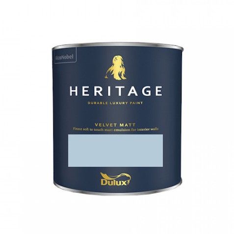Product image for Dulux Trade Heritage Velvet Matt Tester Pot Blue Ribbon 125ml