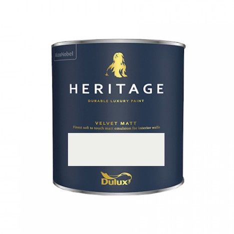 Product image for Dulux Trade Heritage Velvet Matt Tester Pot China White 125ml