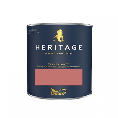Product image for Dulux Trade Heritage Velvet Matt Tester Pot Coral Pink 125ml