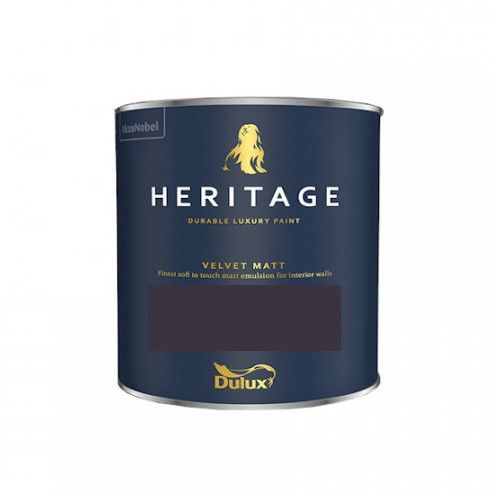 Product image for Dulux Trade Heritage Velvet Matt Tester Pot Dark Aubergine 125ml