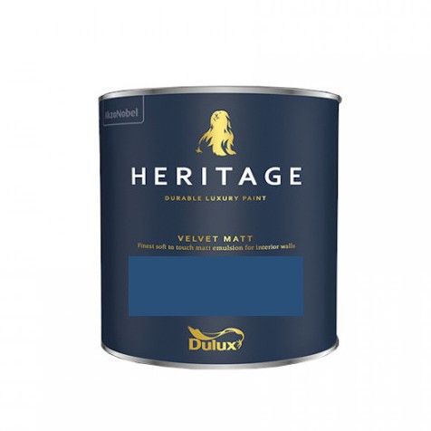 Product image for Dulux Trade Heritage Velvet Matt Tester Pot Deep Ultra Marine 125ml