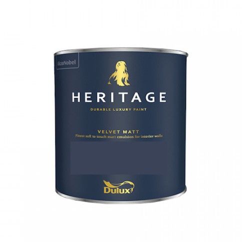 Product image for Dulux Trade Heritage Velvet Matt Tester Pot DH Oxford Blue 125ml