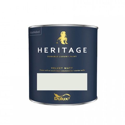 Product image for Dulux Trade Heritage Velvet Matt Tester Pot Fennel White 125ml