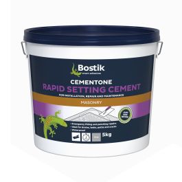 Product image for Cementone 5kg Rapid Setting Waterproof Cement Tub Grey