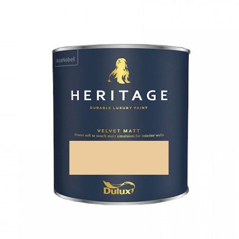 Product image for Dulux Trade Heritage Velvet Matt Tester Pot Golden Ivory 125ml