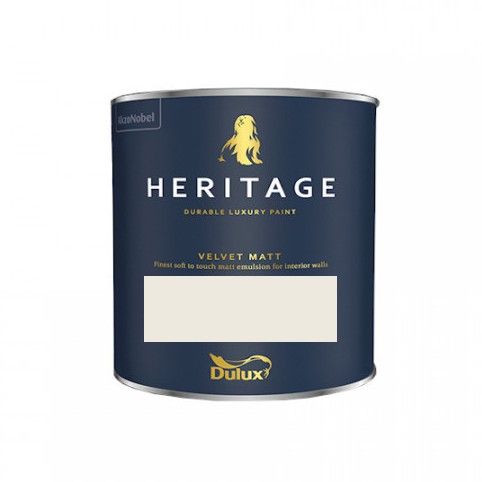 Product image for Dulux Trade Heritage Velvet Matt Tester Pot Grecian White 125ml