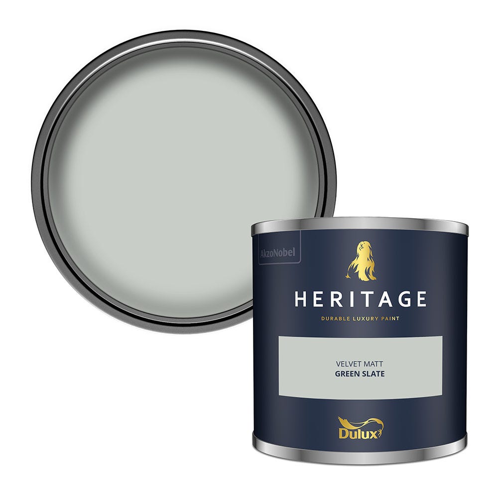 Product image for Dulux Trade Heritage Velvet Matt Tester Pot Green Slate 125ml