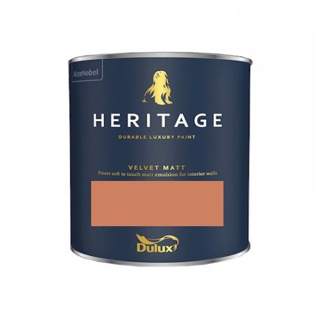 Product image for Dulux Trade Heritage Velvet Matt Tester Pot Inca Orange 125ml