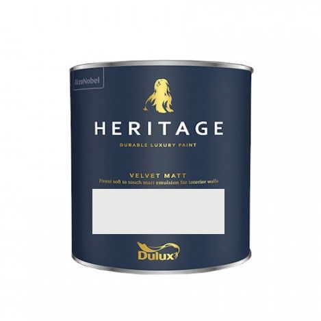 Product image for Dulux Trade Heritage Velvet Matt Tester Pot Indian White 125ml