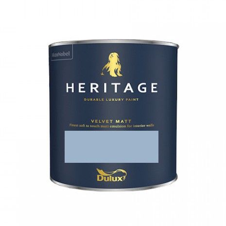 Product image for Dulux Trade Heritage Velvet Matt Tester Pot Light Cobalt 125ml