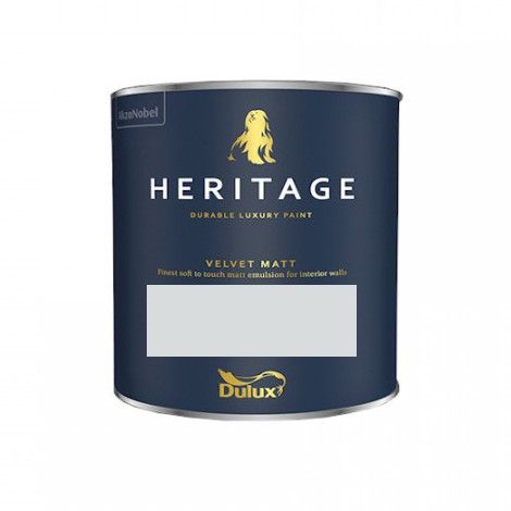 Product image for Dulux Trade Heritage Velvet Matt Tester Pot Lead White 125ml