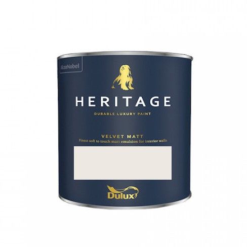 Product image for Dulux Trade Heritage Velvet Matt Tester Pot Linen White 125ml