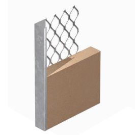 Product image for Expamet 562 Galvanised 10mm x 3m Plaster Stop Bead