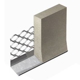 Product image for Expamet 570 Galvanised 3m Multicoat Render Stop (Bell Cast) Bead
