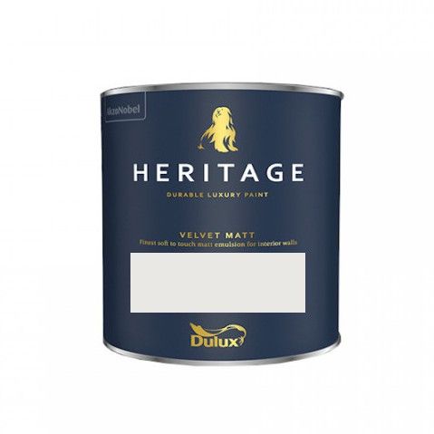 Product image for Dulux Trade Heritage Velvet Matt Tester Pot Mallow White 125ml