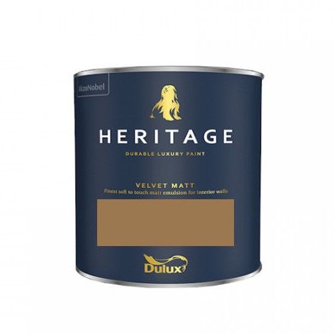 Product image for Dulux Trade Heritage Velvet Matt Tester Pot Masters Gold 125ml