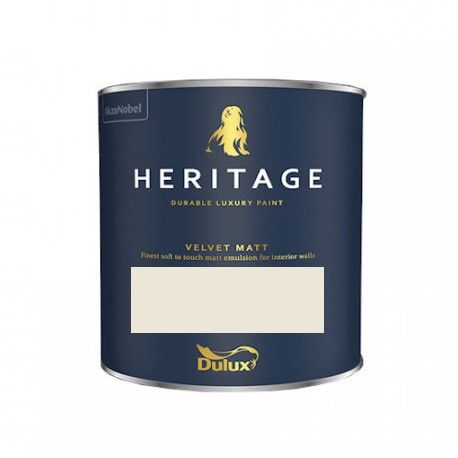 Product image for Dulux Trade Heritage Velvet Matt Tester Pot Ochre White 125ml