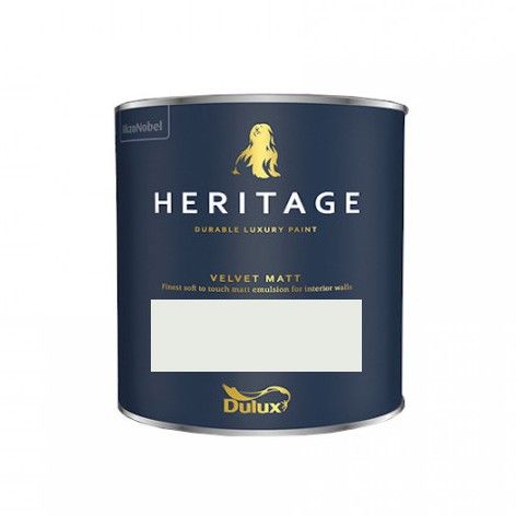 Product image for Dulux Trade Heritage Velvet Matt Tester Pot Panel White 125ml