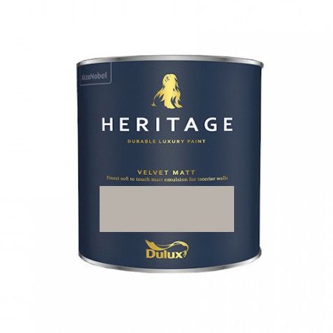 Product image for Dulux Trade Heritage Velvet Matt Tester Pot Pebble Grey 125ml