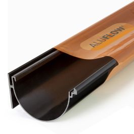 Image of Aluflow Gutter Deepflow 4m Black