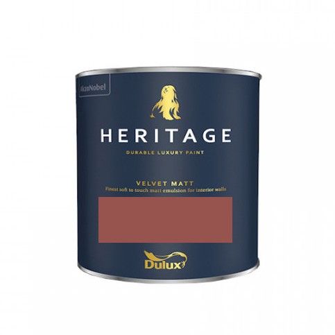 Product image for Dulux Trade Heritage Velvet Matt Tester Pot Red Ochre 125ml