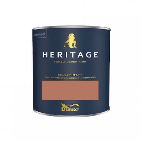 Image of Dulux Heritage Velvet Matt Tester Pot Red Sand 125ml