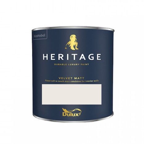 Product image for Dulux Trade Heritage Velvet Matt Tester Pot Roman White 125ml