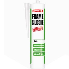 Product image for Evo-Stik 310ml Silicone Frame Sealant White Low Modulus