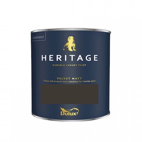 Product image for Dulux Trade Heritage Velvet Matt Tester Pot Tudor Brown 125ml