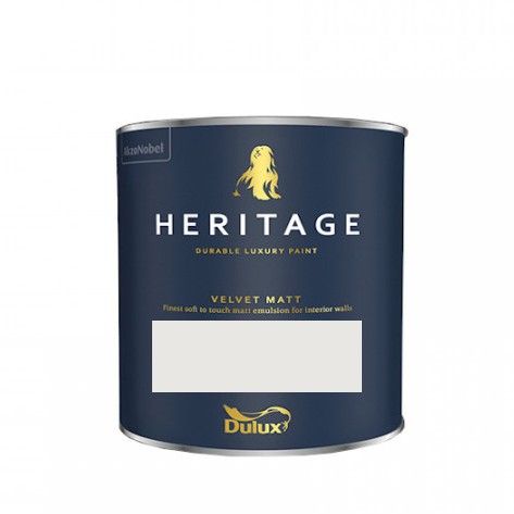 Product image for Dulux Trade Heritage Velvet Matt Tester Pot Wishbone White 125ml
