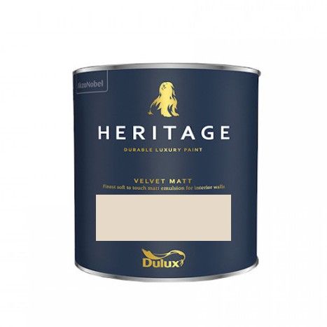 Product image for Dulux Trade Heritage Velvet Matt Tester Pot York White 125ml