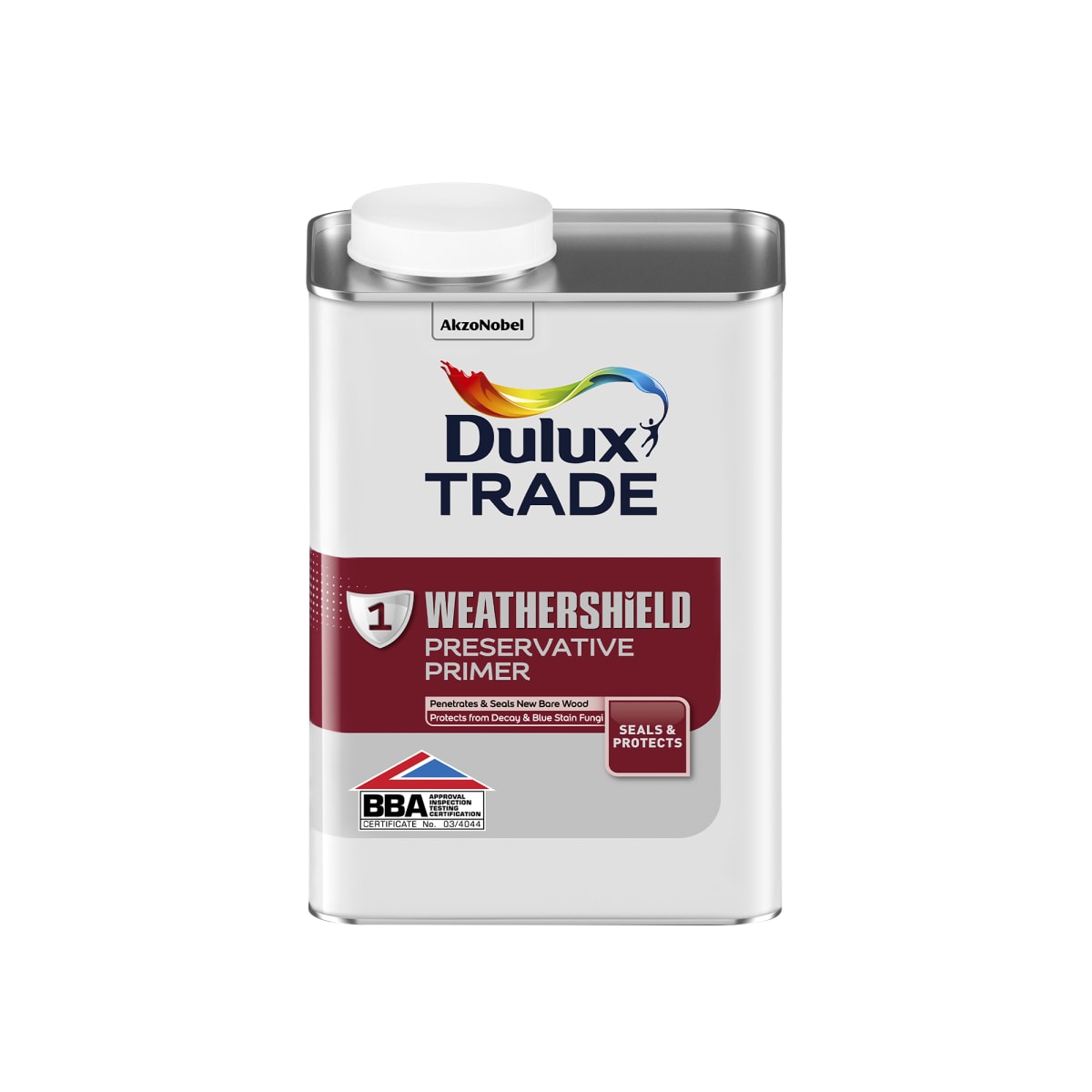 Product image for Dulux Trade Weathershield Exterior Preservative Primer 1ltr
