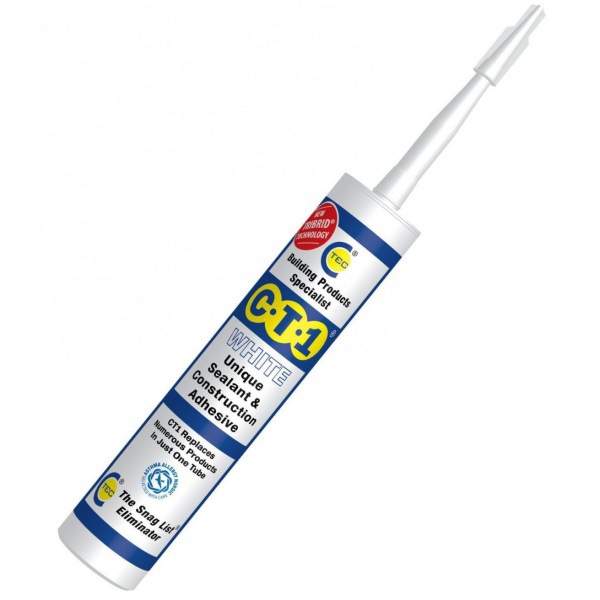 Product image for CT1 Sealant & Construction Adhesive White 290ml