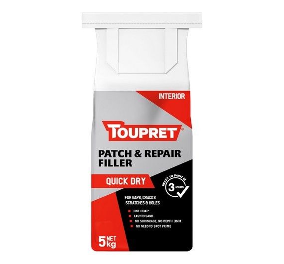 Image of Toupret Quick Dry Patch & Repair Filler 5kg