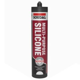 Product image for Soudal 270ml Multi-Purpose Silicone Clear 121644