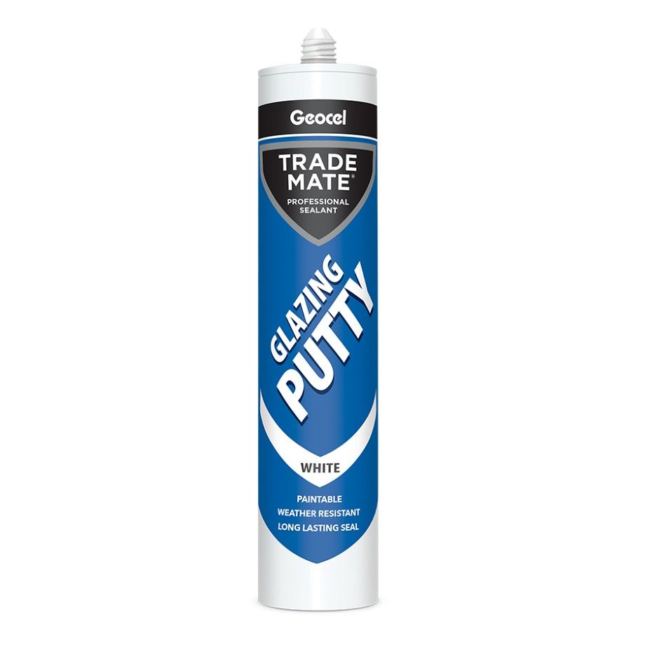 Product image for Geocel Trade Mate Glazing Putty White 310ml