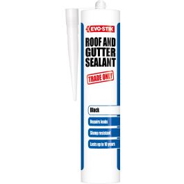 Product image for Evo-Stik 310ml Roof & Gutter Sealant Black